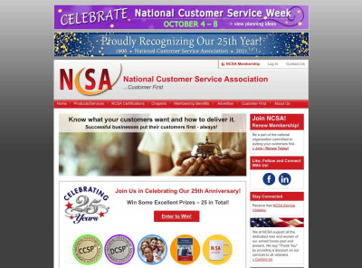 NCSA Members: Log In - National Customer Service Association NCSA Members: Log In - National Customer Service Association