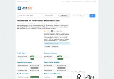 Two Dollar Click - Usite Stats Two Dollar Click - Usite Stats