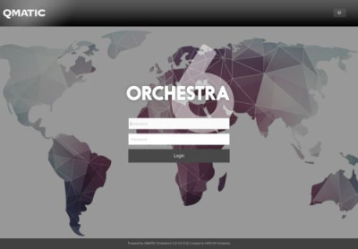 Qmatic Platform Login page Qmatic Platform Login page