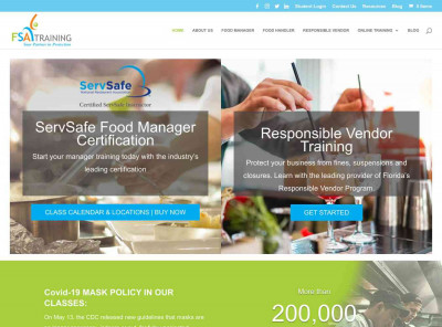 Student | FSA Training - ServSafe Certification & Food Health Student | FSA Training - ServSafe Certification & Food Health