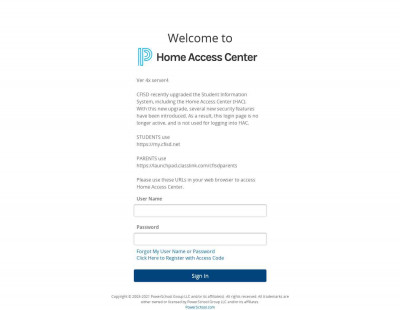 Home Access Center Home Access Center