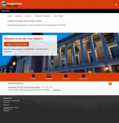 MyTime | Oregon State University MyTime | Oregon State University