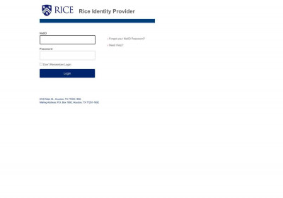 Log in | ImagineOne | Rice University Log in | ImagineOne | Rice University