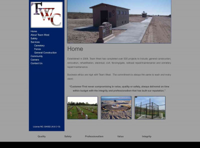Team West Contracting Corporation: Home Team West Contracting Corporation: Home