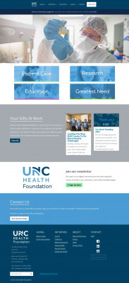 UNC Health Foundation: Home UNC Health Foundation: Home
