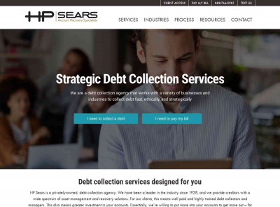 HP Sears Privacy Policy | Collection Agency in California HP Sears Privacy Policy | Collection Agency in California