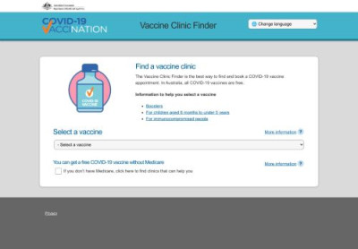 Help · NSW Health - Vaccine Clinic Finder Help · NSW Health - Vaccine Clinic Finder