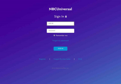 NBCUniversal SSO Login NBCUniversal SSO Login