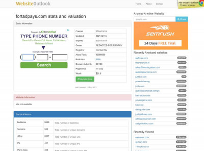 Fortadpays : Website stats and valuation Fortadpays : Website stats and valuation