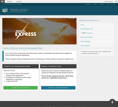 Renewal Express - Utah.gov Renewal Express - Utah.gov