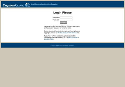 Log in | Inside Carilion Log in | Inside Carilion