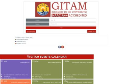 GITAM Web Login GITAM Web Login