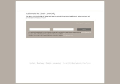 Savant Portal - Savant Systems Savant Portal - Savant Systems