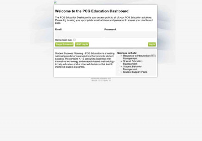 PCG Education Dashboard PCG Education Dashboard