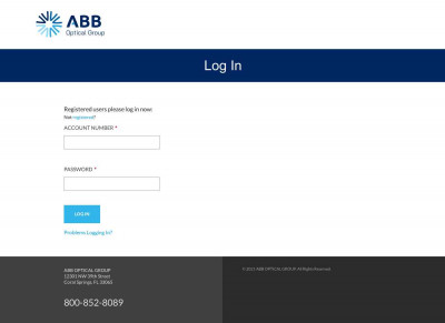 Log In | ABB OPTICAL GROUP Log In | ABB OPTICAL GROUP