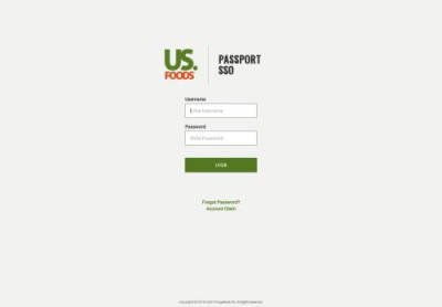 USFoods - Passport SSO USFoods - Passport SSO