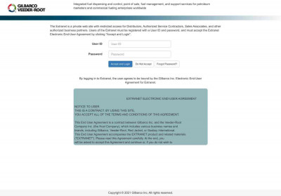EXTRANET. Gilbarco Veeder-Root EXTRANET. Gilbarco Veeder-Root