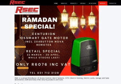 RSEC - Distributor of Access Control, Alarm Systems and more RSEC - Distributor of Access Control, Alarm Systems and more
