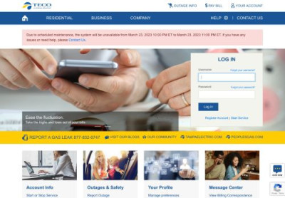 LOG IN - TECO Account LOG IN - TECO Account