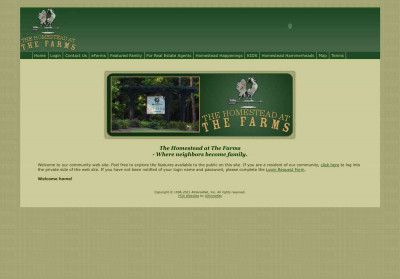 The Homestead at The Farms Login Screen The Homestead at The Farms Login Screen