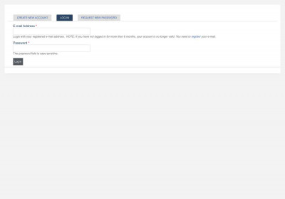 User account | CLEW User account | CLEW