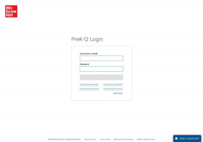 PreK-12 Login | McGraw Hill PreK-12 Login | McGraw Hill