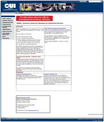 KEWES - Kentucky's Electronic Workplace for Employment ... KEWES - Kentucky's Electronic Workplace for Employment ...