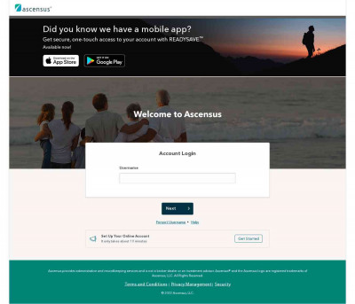 Ascensus - Retirement Login Ascensus - Retirement Login