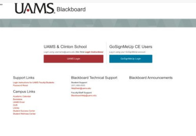 UAMS Blackboard Login UAMS Blackboard Login