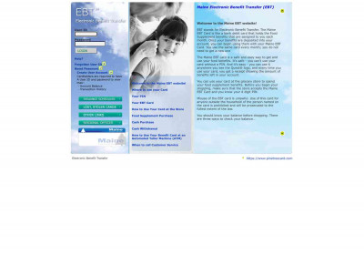 Maine EBT - Electronic Benefit Transfer Maine EBT - Electronic Benefit Transfer