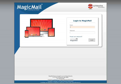 MagicMail Server: Recover Password - STRATA Networks MagicMail Server: Recover Password - STRATA Networks