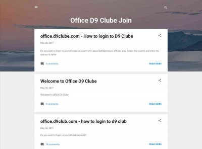 How to login to D9 Clube - office.d9clube.com How to login to D9 Clube - office.d9clube.com