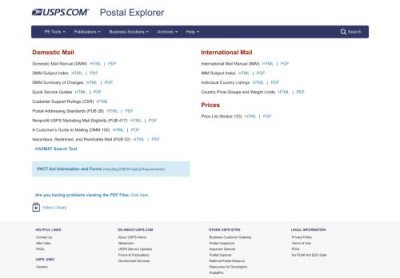 Sending and Receiving Mail - Postal Explorer - USPS Sending and Receiving Mail - Postal Explorer - USPS