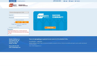 HealthFusion MediTouch: Log-in HealthFusion MediTouch: Log-in