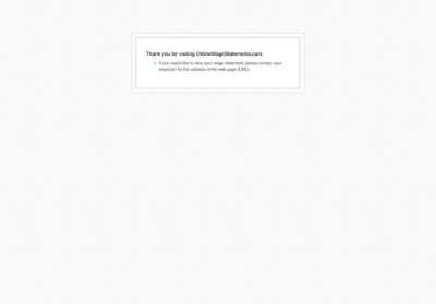 Online Wage Statement - Onlinewagestatements.Com Online Wage Statement - Onlinewagestatements.Com
