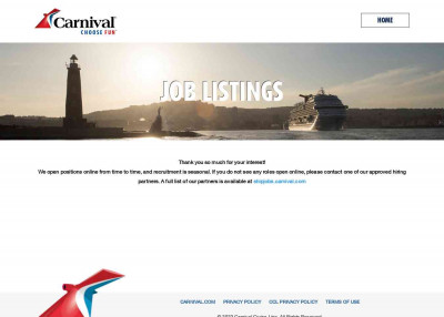 Marine CCL - Carnival Cruise Line - Job Listings Marine CCL - Carnival Cruise Line - Job Listings