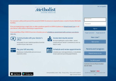 MyChart - Login Page - Houston Methodist MyChart - Login Page - Houston Methodist
