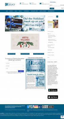 Your Legacy Federal Credit Union – Your Community, Your ... Your Legacy Federal Credit Union – Your Community, Your ...