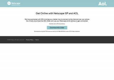 Get online with Netscape ISP and AOL Get online with Netscape ISP and AOL