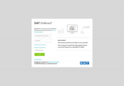 Carrier Registration - DAT OnBoard Carrier Registration - DAT OnBoard