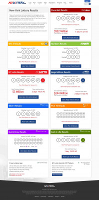 New York Lottery Results | NYLottery.org New York Lottery Results | NYLottery.org
