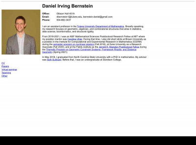 Math 242 -- Calculus III -- Spring 2017 - Daniel Irving Bernstein Math 242 -- Calculus III -- Spring 2017 - Daniel Irving Bernstein