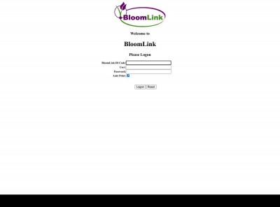 BloomLink Logon BloomLink Logon