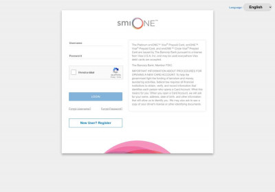 smiONE(TM) Visa Prepaid Card smiONE(TM) Visa Prepaid Card