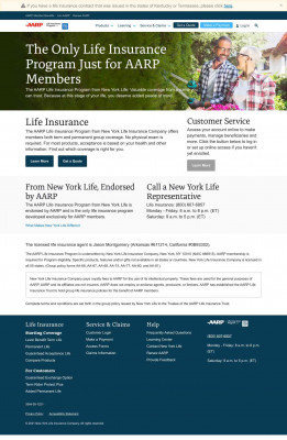 AARP Life Insurance from New York Life AARP Life Insurance from New York Life
