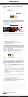 Login - MyWMTotalRewards Login - MyWMTotalRewards