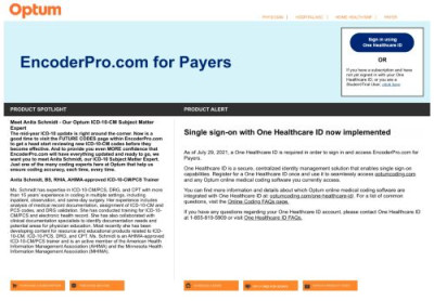 Optum EncoderProForPayers.com - Login Optum EncoderProForPayers.com - Login