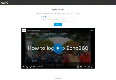 Echo360 login Echo360 login