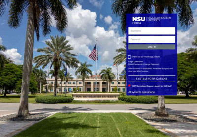 Nova Southeastern University: Login Nova Southeastern University: Login