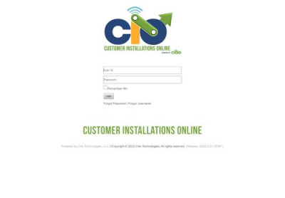 Customer Installations Online - Cilio Technologies Customer Installations Online - Cilio Technologies